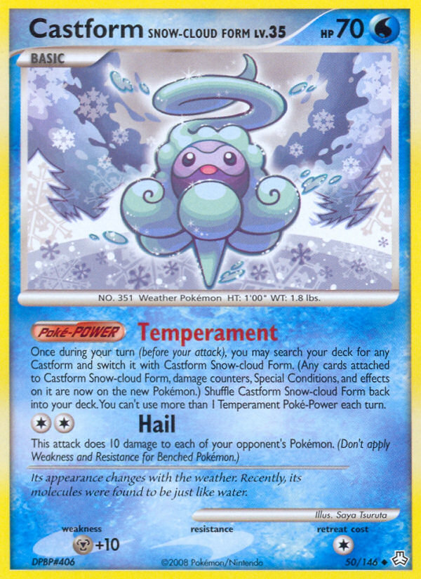 Castform Snow-Cloud Form